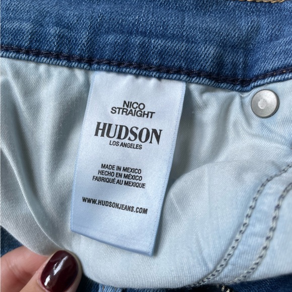 Hudson Nico Straight Cropped Jeans - Picture 8 of 9